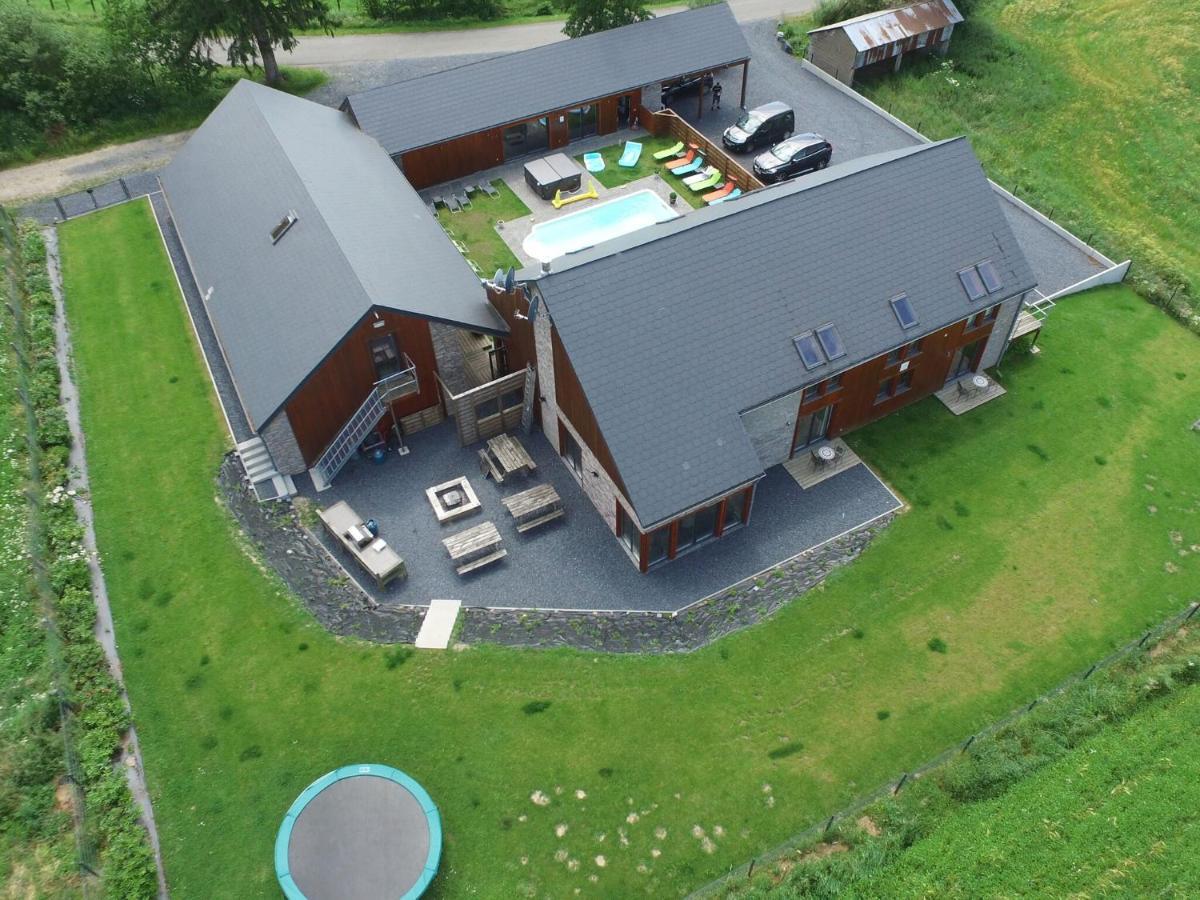 Beautiful Villa With Heated Outdoor Pool Manhay 외부 사진